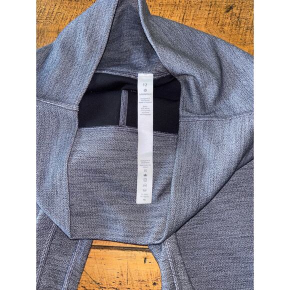 Lululemon Align Pant II Heathered Gray Soft Sweat Wicking Yoga Leggings 12 - Picture 7 of 9